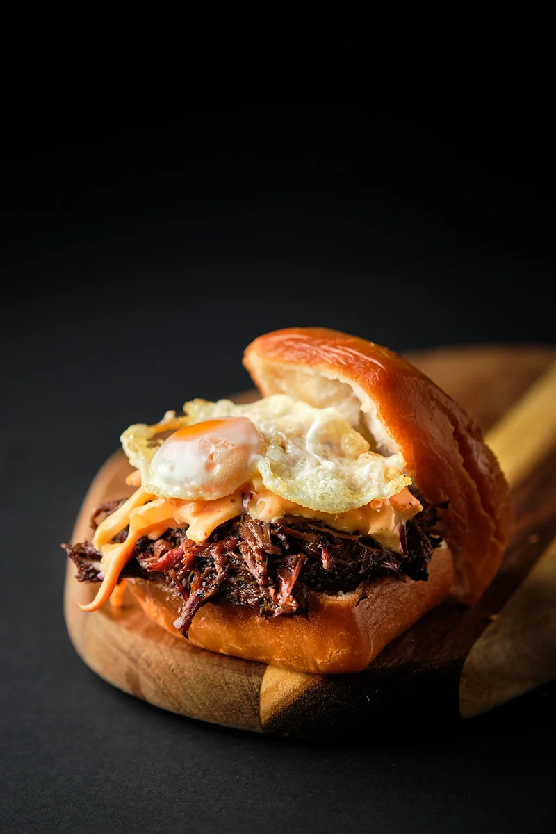 Hamburguesa de ropa vieja